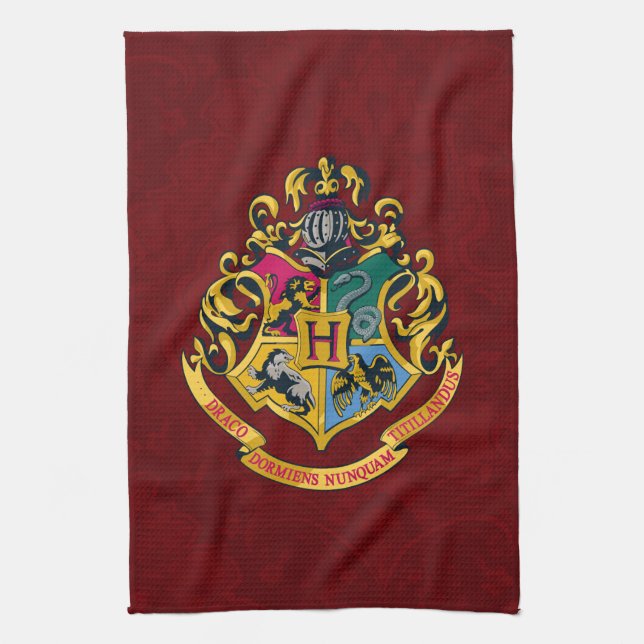 Harry Potter | Hogwarts Crest - Fullt Kökshandduk (Vertikal)