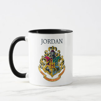 Harry Potter | Hogwarts Crest | Lägg till ditt nam Mugg