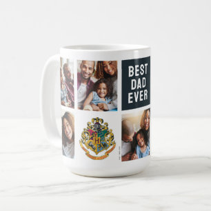 Harry Potter   Hogwarts Crest - Pappa Photo Collag Kaffemugg