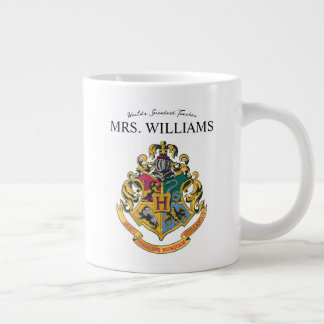 Harry Potter | Hogwarts Crest Teacher Personalize Jumbo Mugg