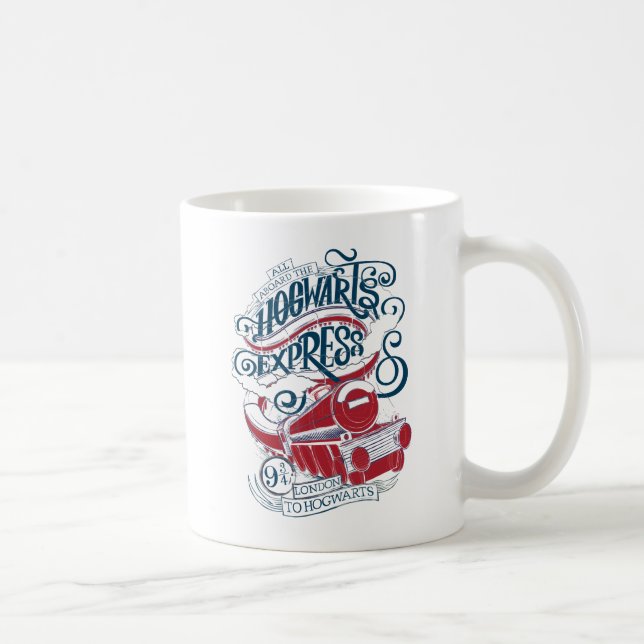 Harry Potter | Hogwarts Express-typografi Kaffemugg (Höger)