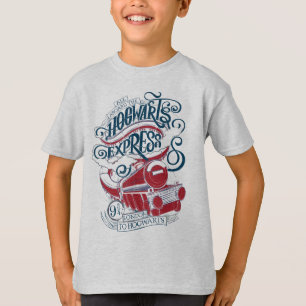 Harry Potter Hogwarts Express typografi Tee