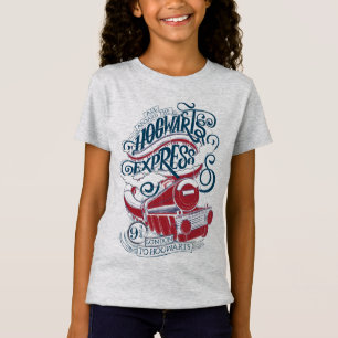 Harry Potter Hogwarts Express typografi Tee Shirt