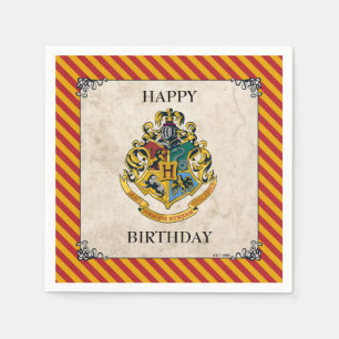 Harry Potter   Hogwarts födelsedag Pappersservett
