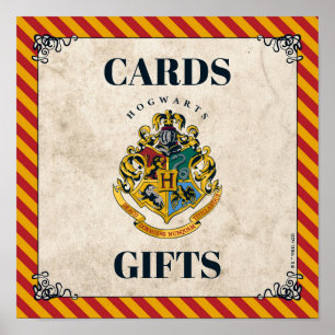 Harry Potter Hogwarts Födelsedagskort & Presentkor Poster