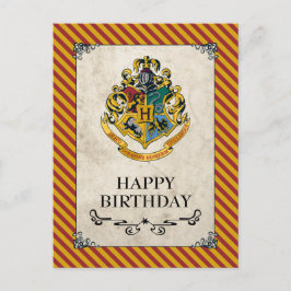 Harry Potter | Hogwarts grattis på födelsedagen Vykort