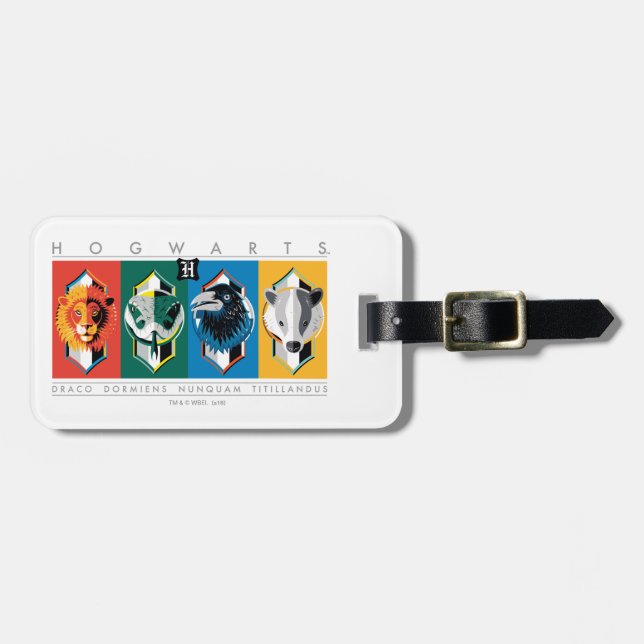 Harry Potter | HOGWARTS™ House-signaturer Bagagebricka (Horisontell Framsida)