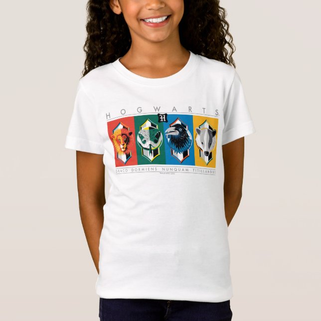 Harry Potter | HOGWARTS™ Hus Sigill T Shirt (Framsida)