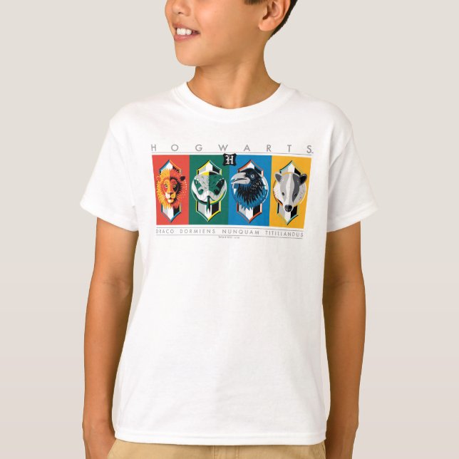 Harry Potter | HOGWARTS™ Hus sigill T Shirt (Framsida)
