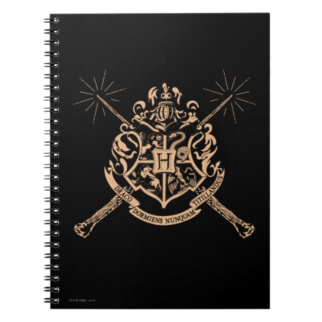 Harry Potter | Hogwarts korsande stavar vapensköld Anteckningsbok (Framsidan)