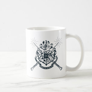 Harry Potter   Hogwarts korsande stavar vapensköld Kaffemugg