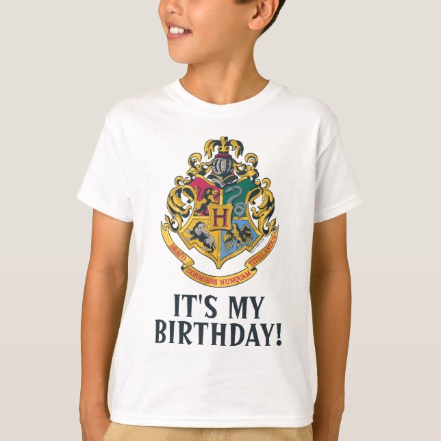 Harry Potter | Hogwarts - Min födelsedag T-Shirt (Framsida)