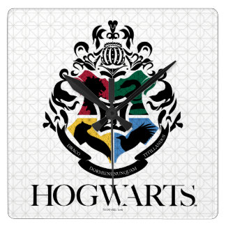 Harry Potter | HOGWARTS™ Pride School Vapensköld Fyrkantig Klocka