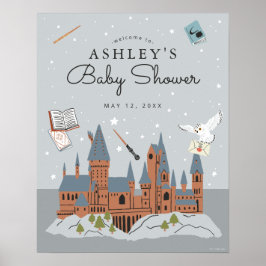 Harry Potter | Hogwarts slott Baby Shower Poster