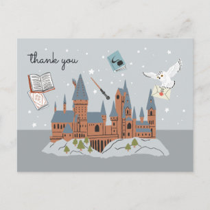 Harry Potter Hogwarts Slott Baby Shower Tack Kort