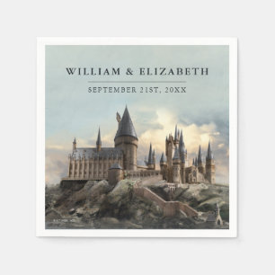 Harry Potter   Hogwarts Slott Bröllop Pappersservett
