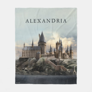 Harry Potter Hogwarts slott Dagtid Fleecefilt