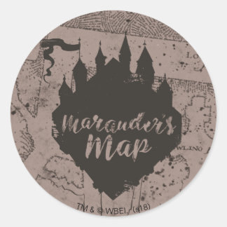 Harry Potter | HOGWARTS™ Slott Kartan Marauders Runt Klistermärke