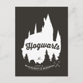 Harry Potter | HOGWARTS™ Slott Typography Vykort