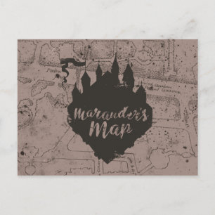 Harry Potter   HOGWARTS™ Slottet Marodörens Karta Vykort