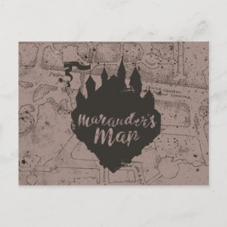 Harry Potter | HOGWARTS™ Slottet Marodörens Karta Vykort