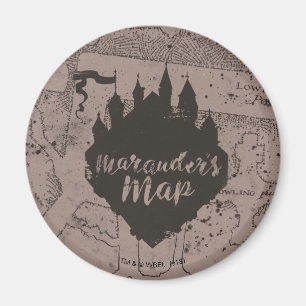 Harry Potter HOGWARTS™-slottets Kartläggning för Magnet