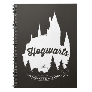 Harry Potter HOGWARTS™-slottets typografi Anteckningsbok