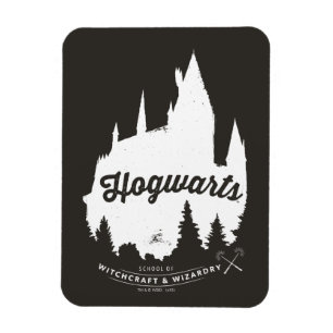 Harry Potter HOGWARTS™-slottets typografi Magnet