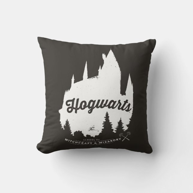 Harry Potter | HOGWARTS™ slotttypografi Kudde (Framsida)