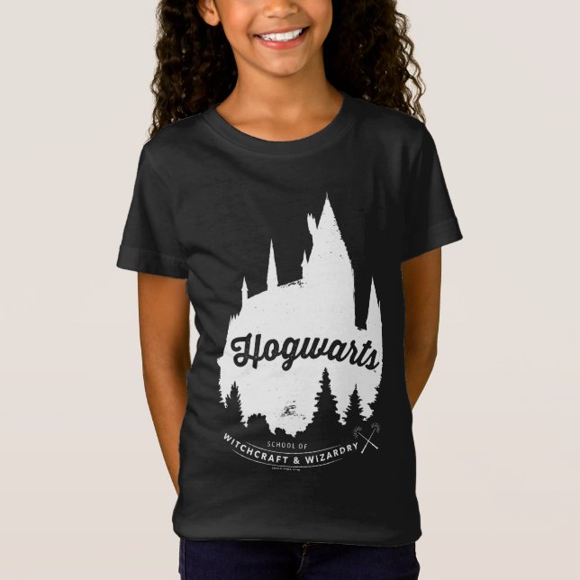 Harry Potter | HOGWARTS™ slotttypografi Tee Shirt (Framsida)