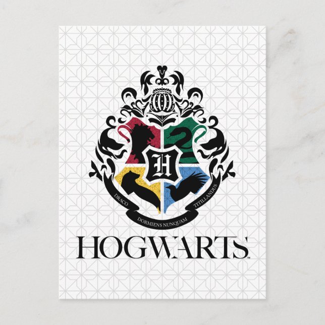 Harry Potter | HOGWARTS™ Stolthets Skolvapen Vykort (Framsida)