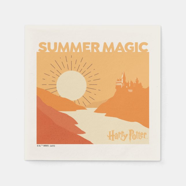 HARRY POTTER™ | HOGWARTS™ Summer Magic Pappersservett (Framsidan)