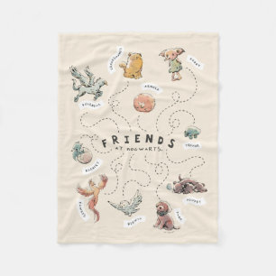 HARRY POTTER™   Hogwarts vänner Fleecefilt