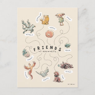 HARRY POTTER™   Hogwarts vänner Vykort