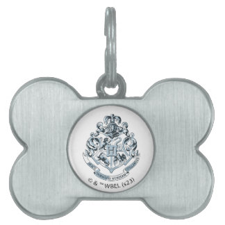 Harry Potter | Hogwarts vapensköld - Blå ID-bricka Husdjur