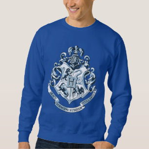 Harry Potter Hogwarts vapensköld - Blå Långärmad Tröja