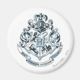 Harry Potter | Hogwarts vapensköld - Blå Magnet