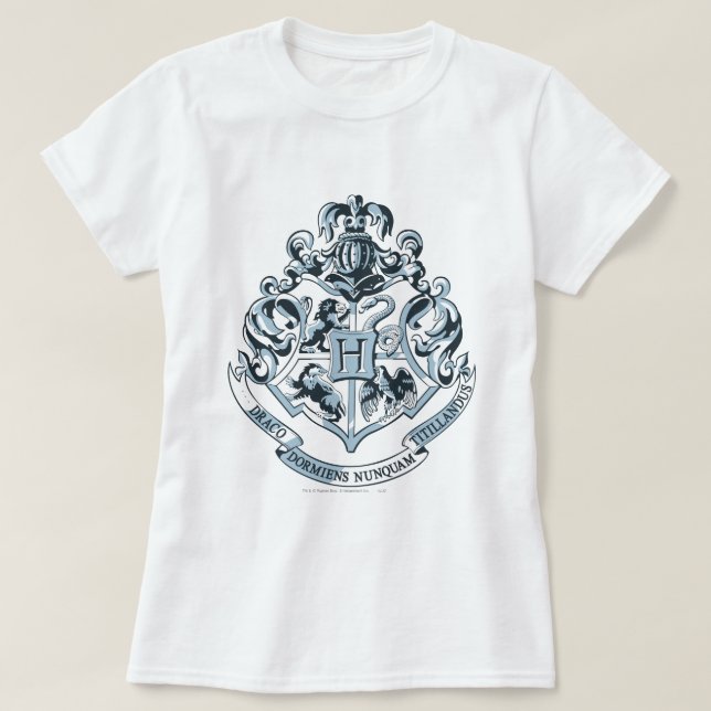 Harry Potter | Hogwarts vapensköld - blått Tröja (Design framsida)