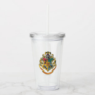 Harry Potter   Hogwarts vapensköld - full färg Take Away Mugg