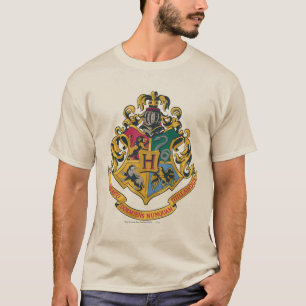 Harry Potter Hogwarts vapensköld - full färg Tee