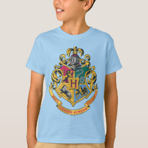 Harry Potter Hogwarts vapensköld - full färg Tee