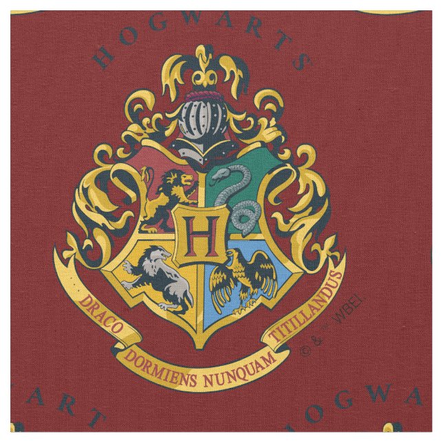 Harry Potter | Hogwarts vapensköld - Full Tyg (Närbild)