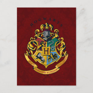 Harry Potter   Hogwarts vapensköld - Full Vykort