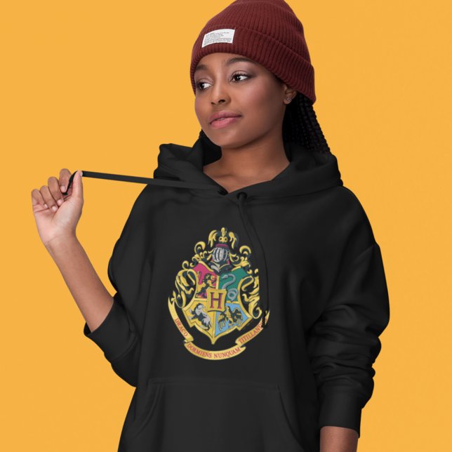 Harry Potter | Hogwarts vapensköld - Fullfärg Hoodie (Skapare uppladdad)