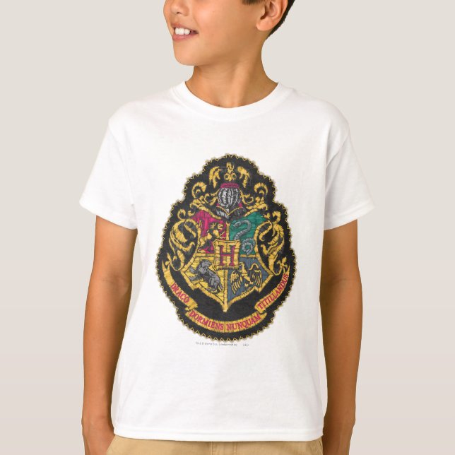 Harry Potter | Hogwarts vapensköld Tee (Framsida)