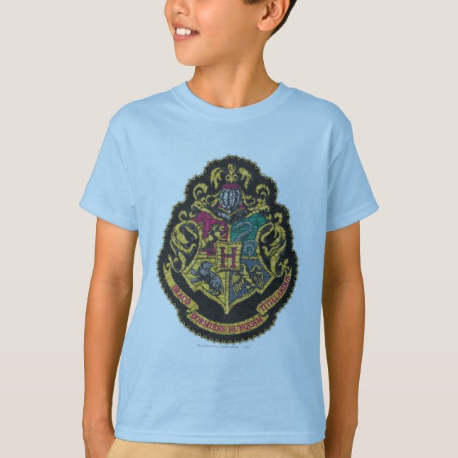 Harry Potter | Hogwarts vapensköld Tee Shirt (Framsida)