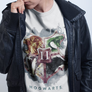 Harry Potter   HOGWARTS™ Vapensköld Vattenfärg T-shirt