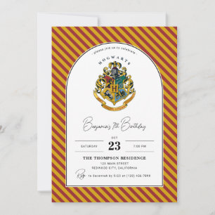 Harry Potter Hogwarts vapenskölds valv födelsedags Inbjudningar