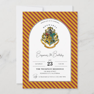 Harry Potter Hogwarts vapenskölds valv födelsedags Inbjudningar