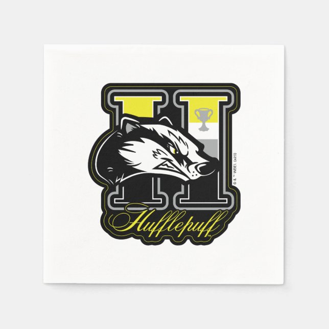 HARRY POTTER™ | HUFFLEPUFF™ Athletic Badge Pappersservett (Framsidan)